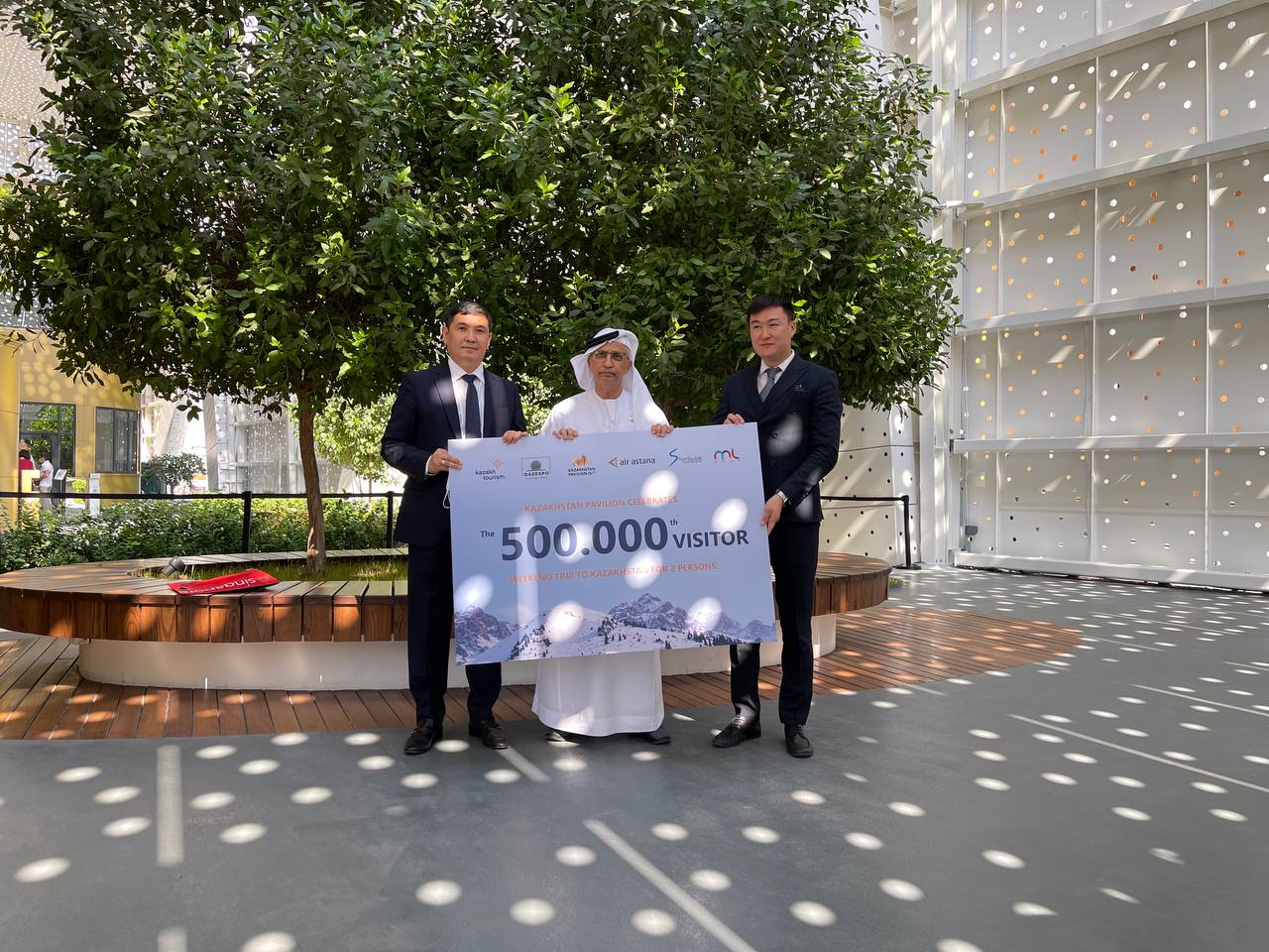 Дубайдағы EXPO-2020 көрмесіндегі Қазақстан павильоны 500 мың келушінің межесін бағындырды