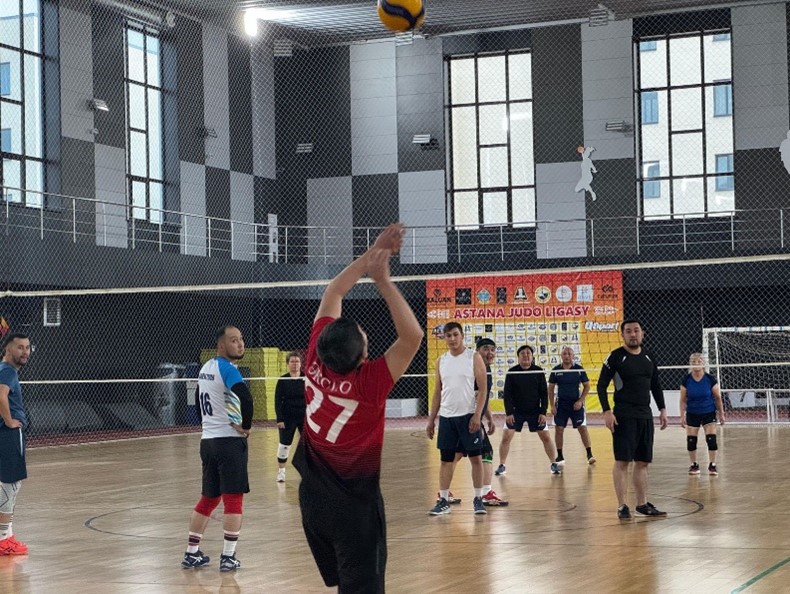 The EXPO volleyball team became a two-time champion of the Yesil district