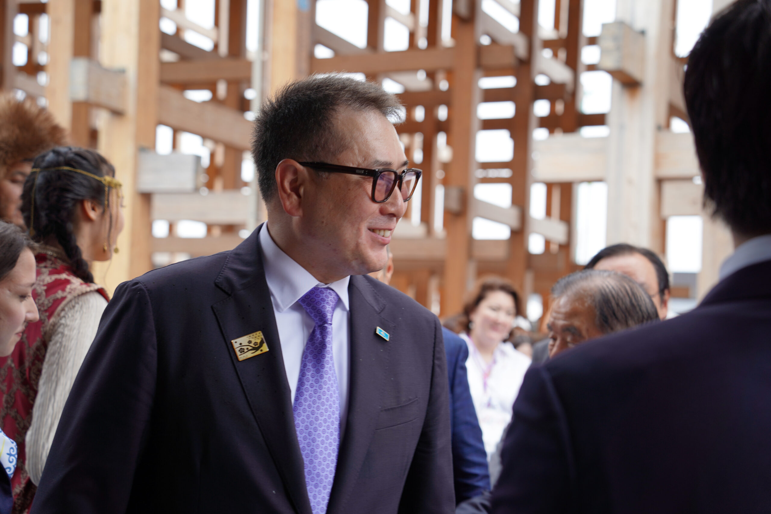 Баспасөз хабарламасы  Жапонияда ҚР Ұлттық күніне орай Қазақстанның туы көтерілді