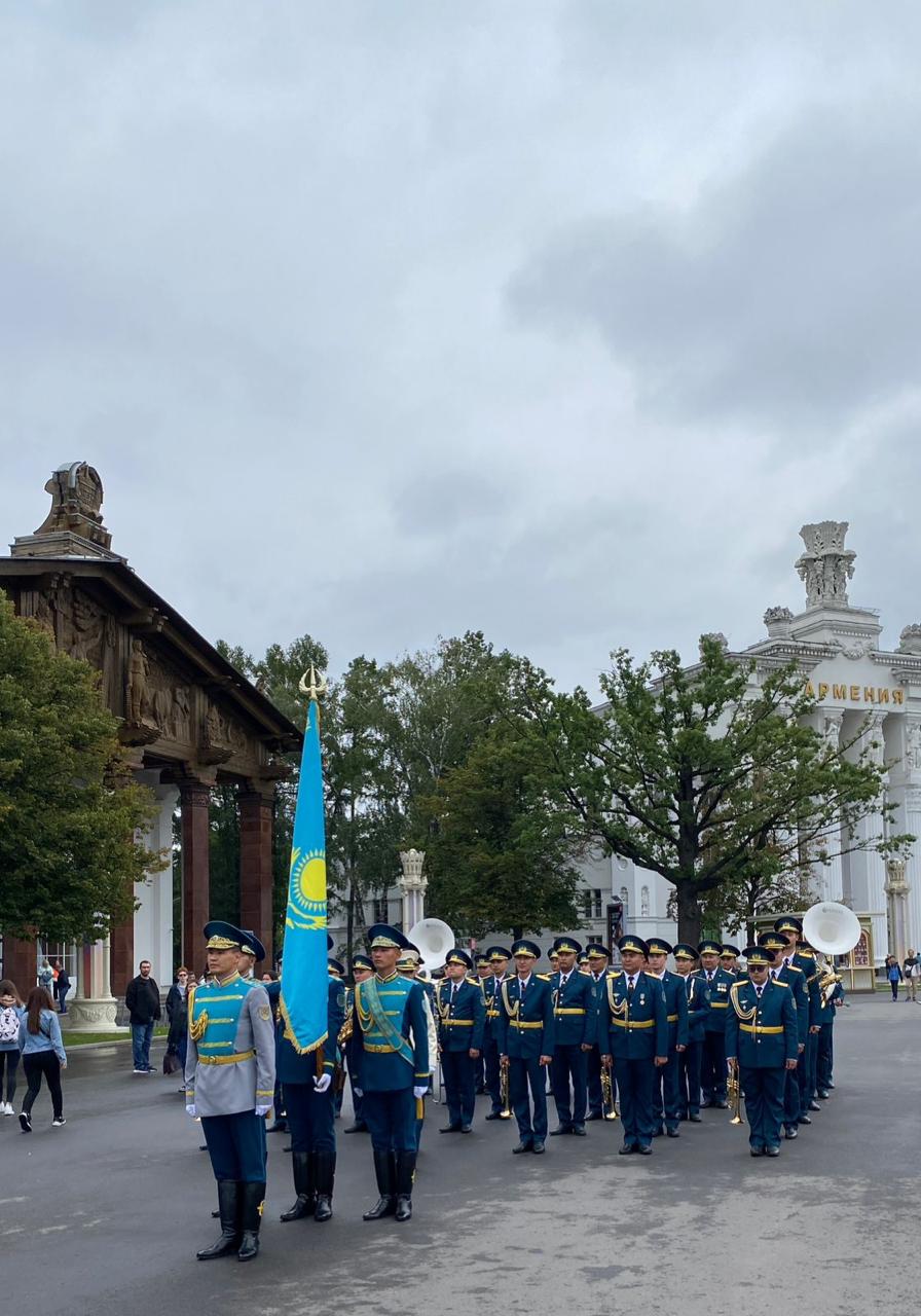 Торжественное шествие и концерт участников XVII Международного военно-музыкального фестиваля «Спасская башня» состоялись на ВДНХ!