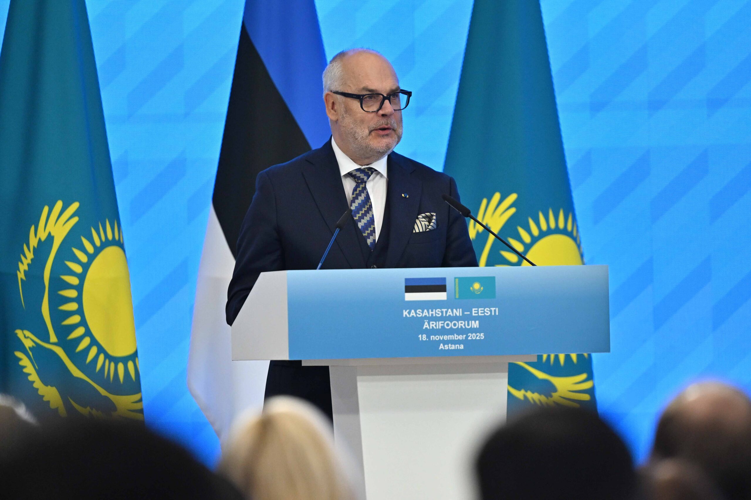 Қасым-Жомарт Тоқаев пен Алар Карис Қазақстан-Эстония бизнес форумында сөз сөйледі