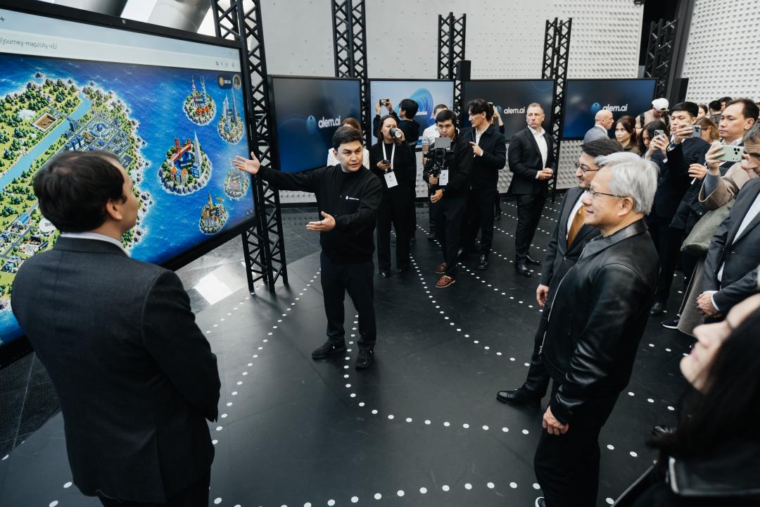 NVIDIA негізін қалаушы әрі бас директоры алғаш рет Астанада: Дженсен Хуанг Қазақстанның жасанды интеллект экосистемасымен танысты